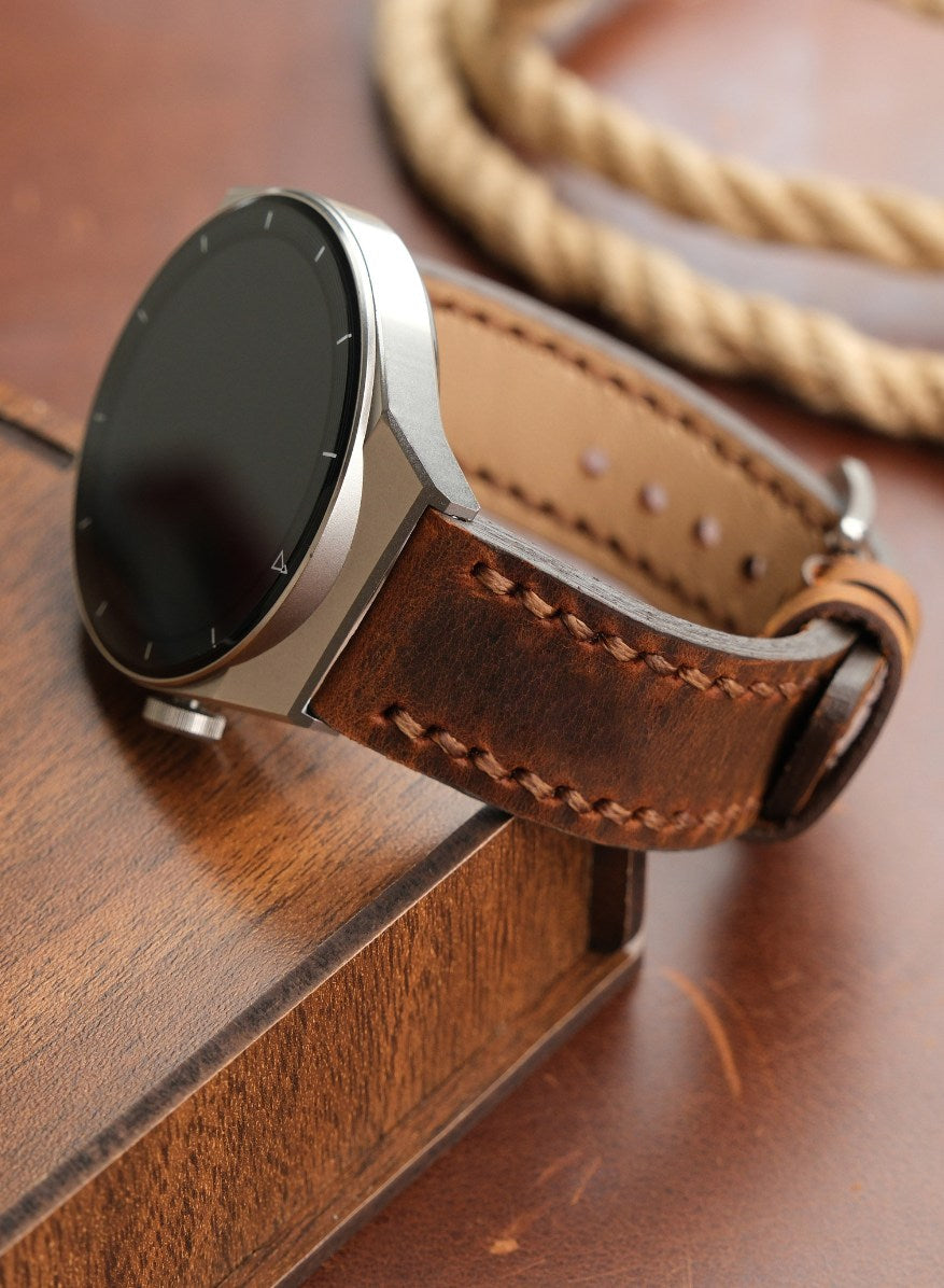 Garmin Watch Berdik Leather Strap - Tan
