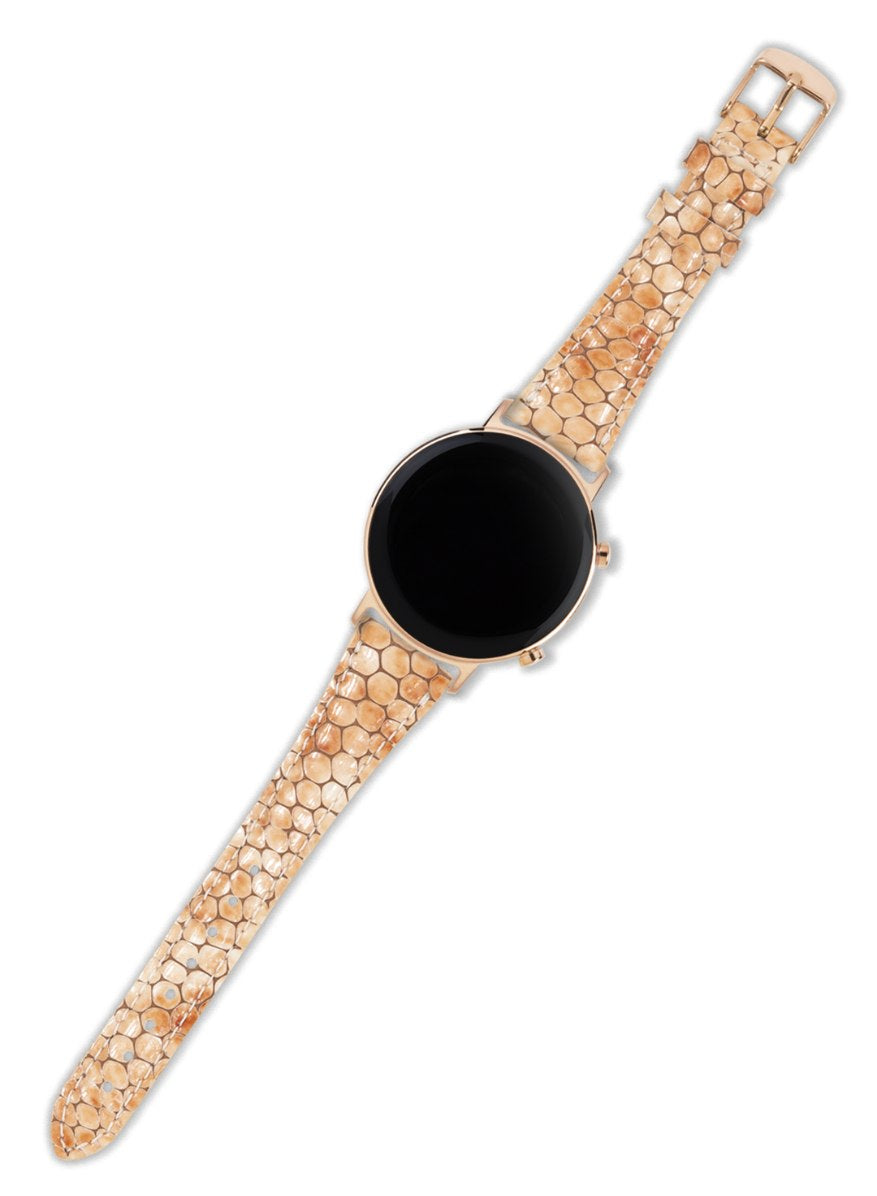 Samsung Watch Crop Women Leather Strap - Yellow