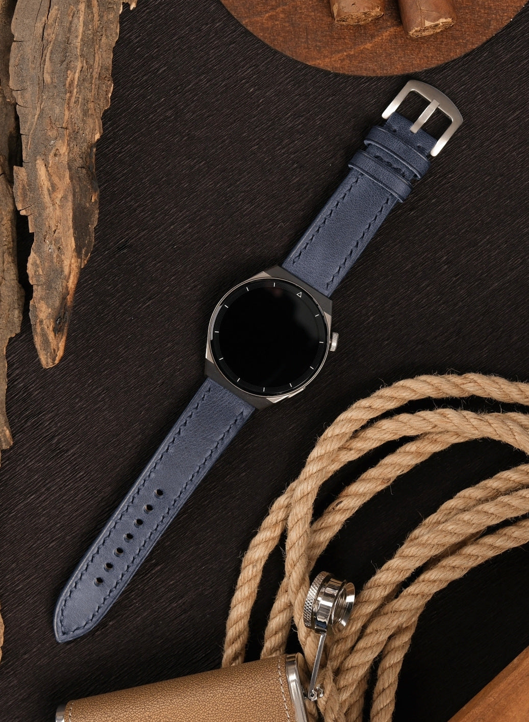 Samsung Watch Tiana Leather Strap - Blue