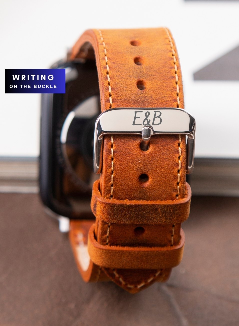 Apple Watch Crazy Leather Strap - Camel