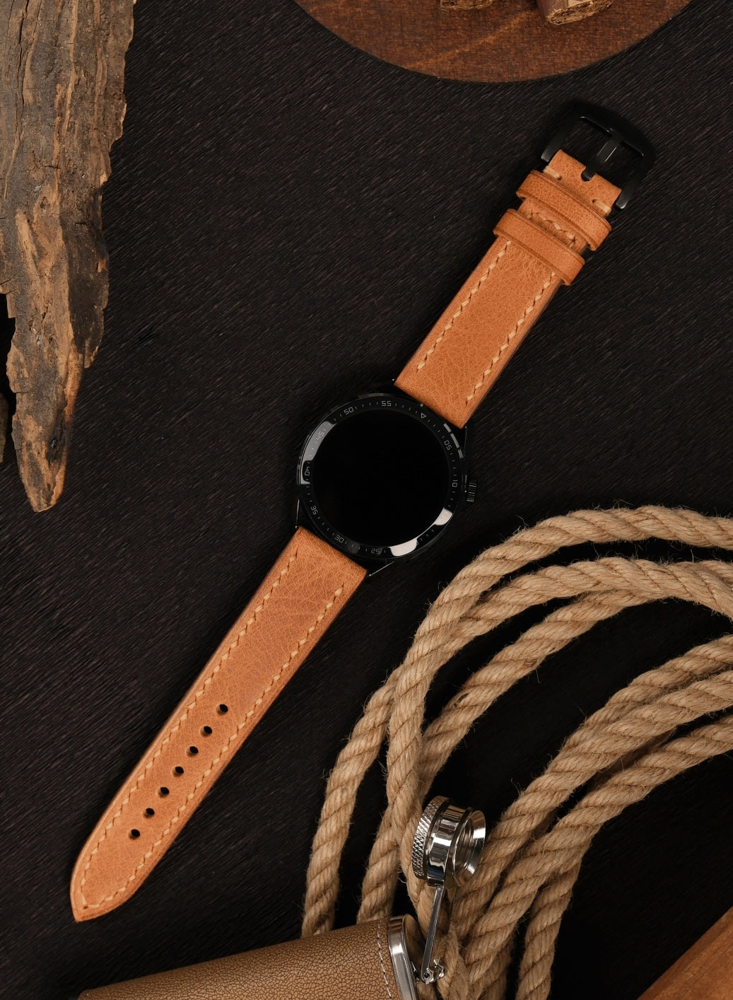 Classic  Watch Tiana Leather Strap -Camel