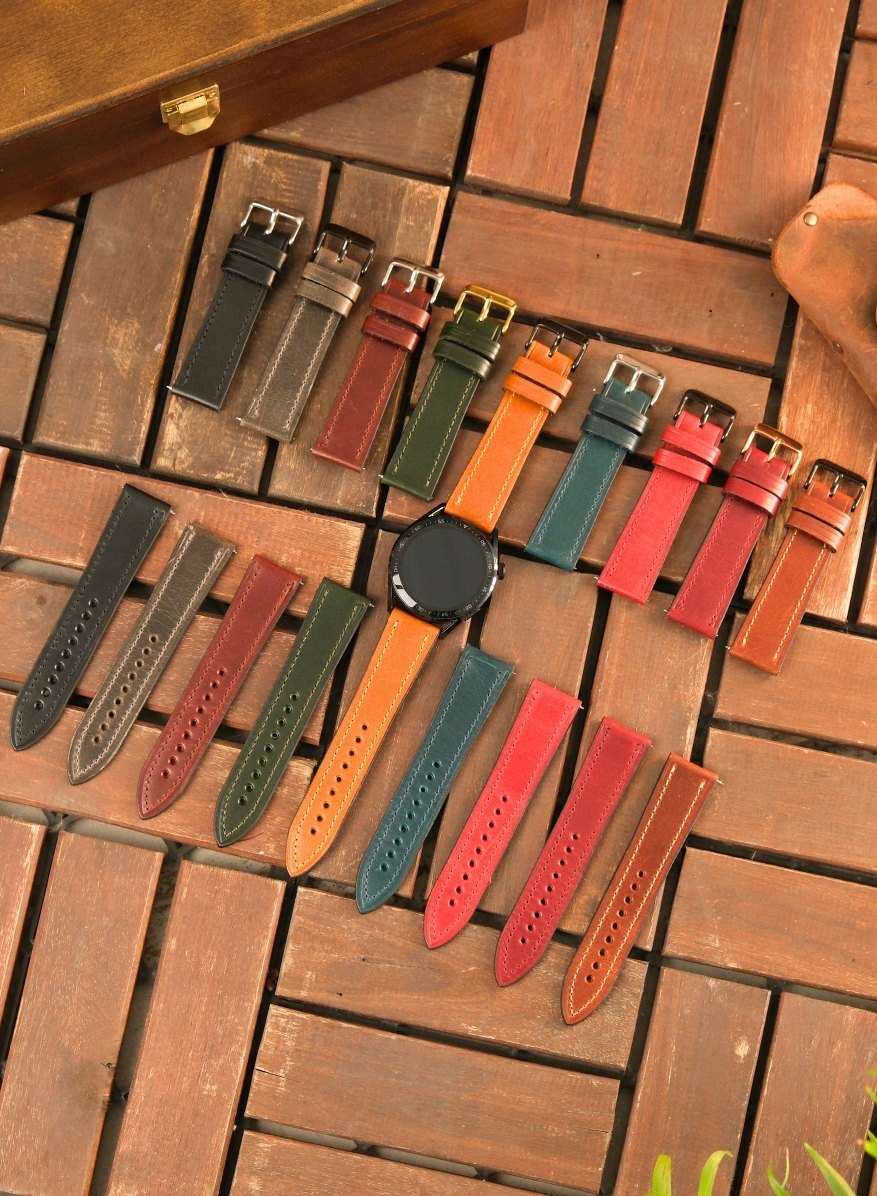 Classic Watch Buttero Leather Strap - Camel