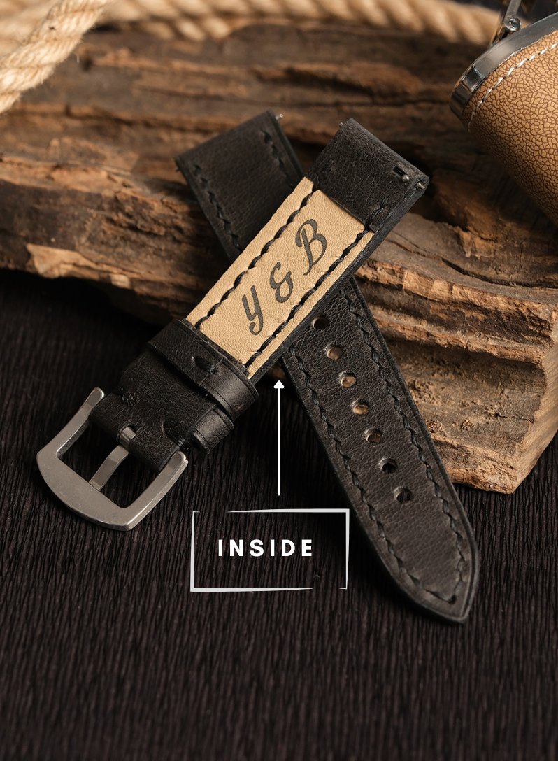 Samsung Watch Tiana Leather Strap - Black