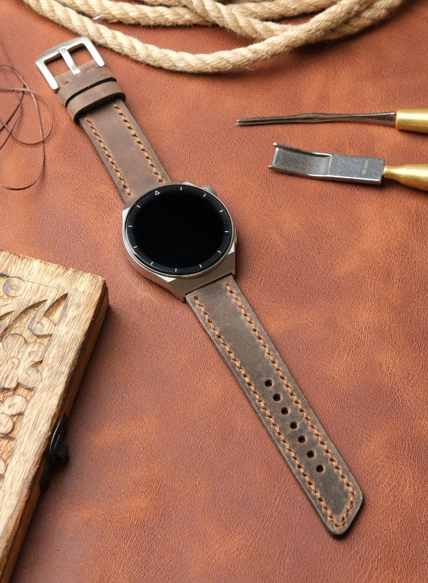 Samsung Watch Berdik Leather Strap - Brown