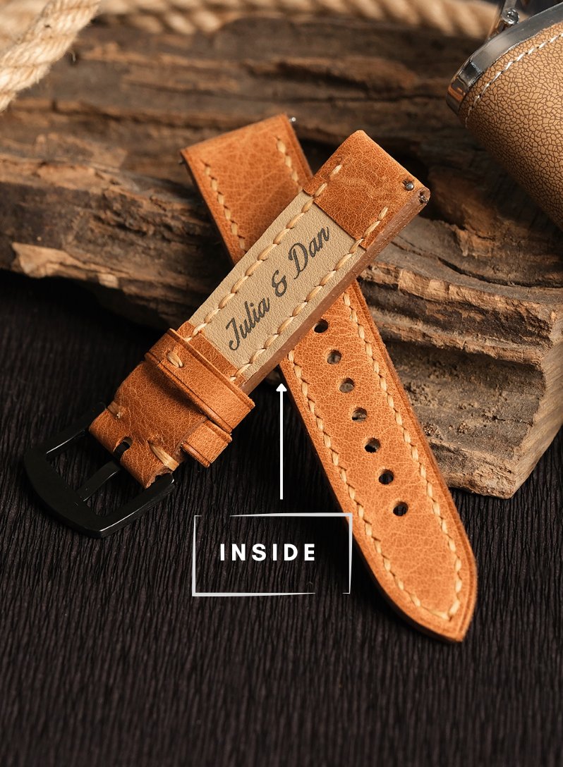 Classic  Watch Tiana Leather Strap -Camel