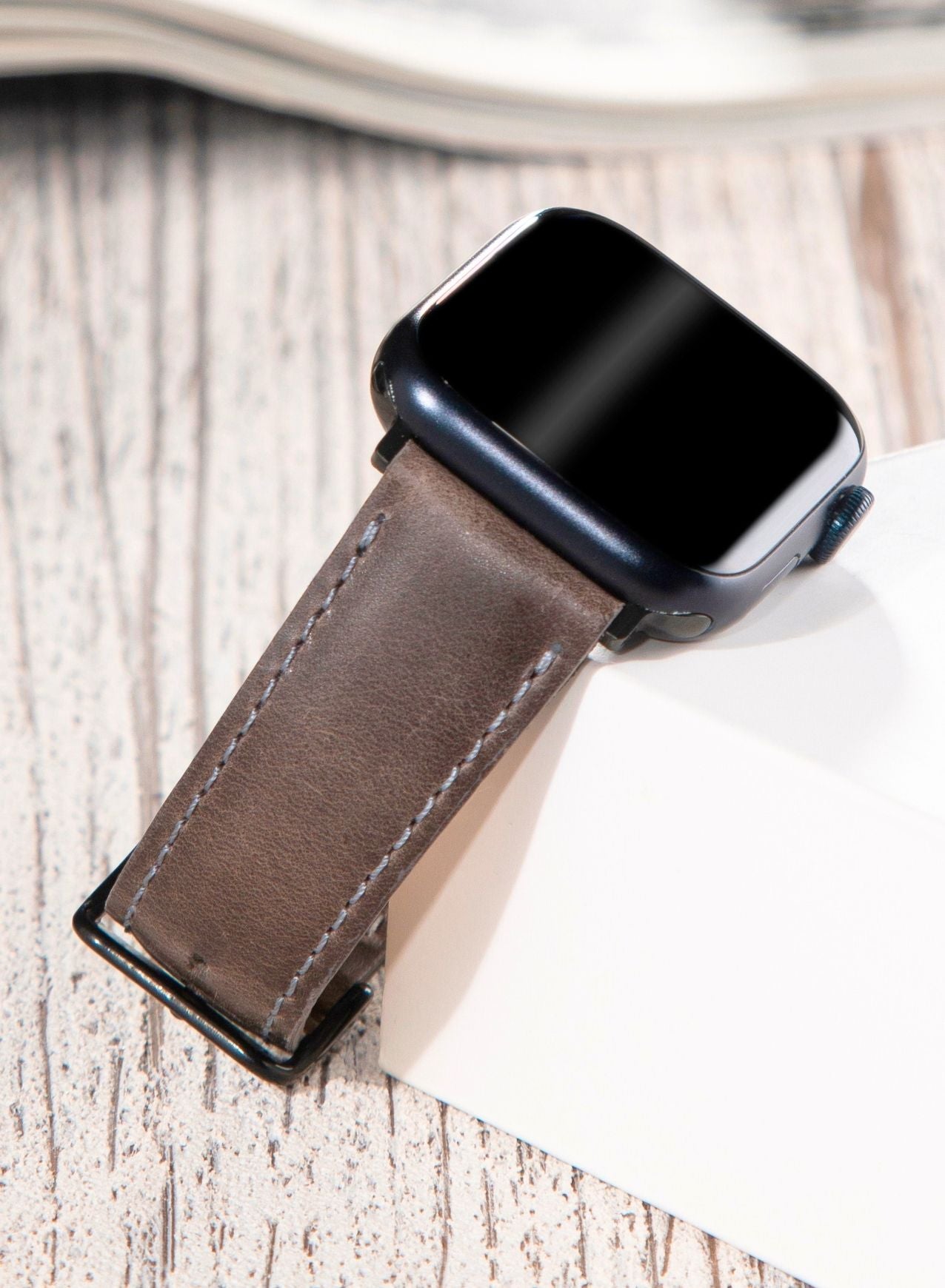 Apple Watch Fullup Leather Strap - Gray