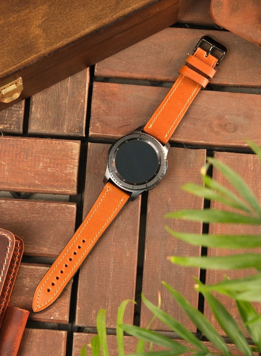 Samsung Watch Buttero Leather Strap - Camel