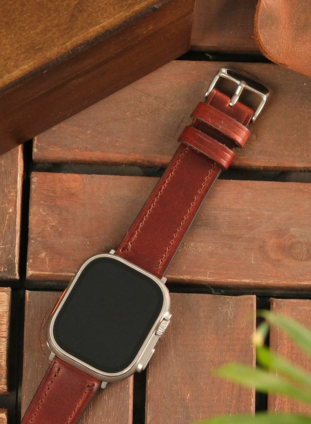 Apple Watch Buttero Leather Strap - Brown
