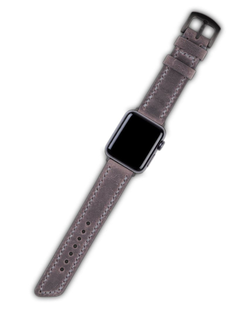 Apple Watch Berdik Leather Strap - Gray