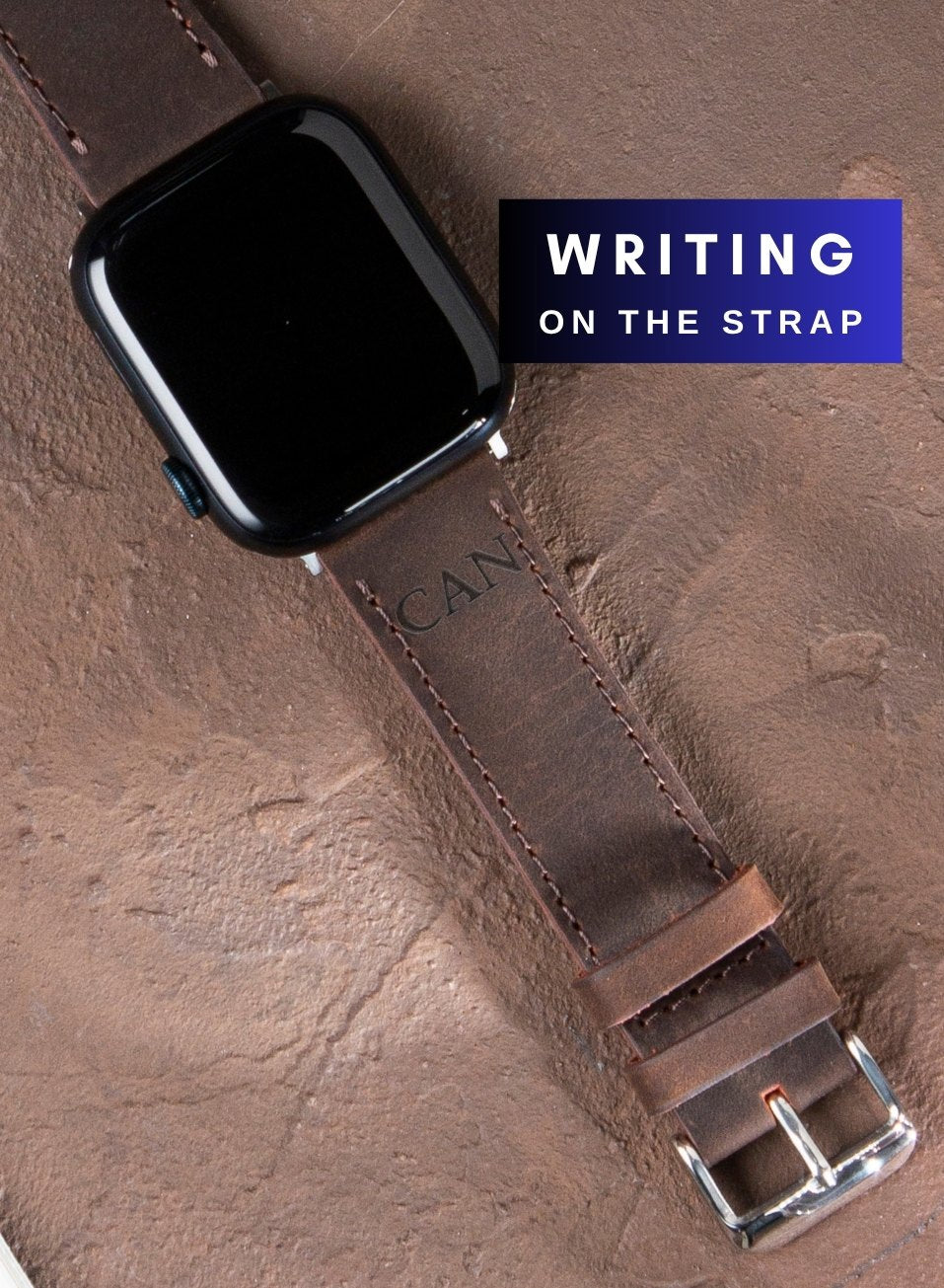 Apple Watch Crazy Leather Strap - Brown