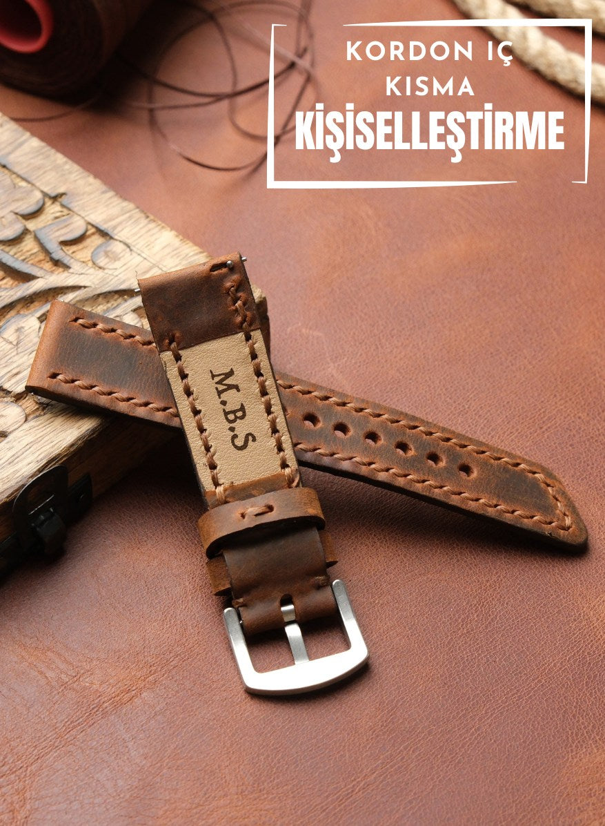 Samsung Watch Berdik Leather Strap - Tan