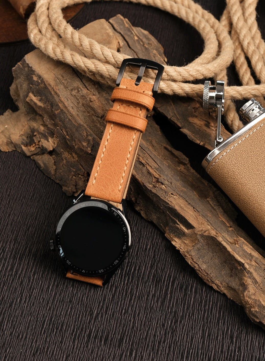 Classic  Watch Tiana Leather Strap -Camel