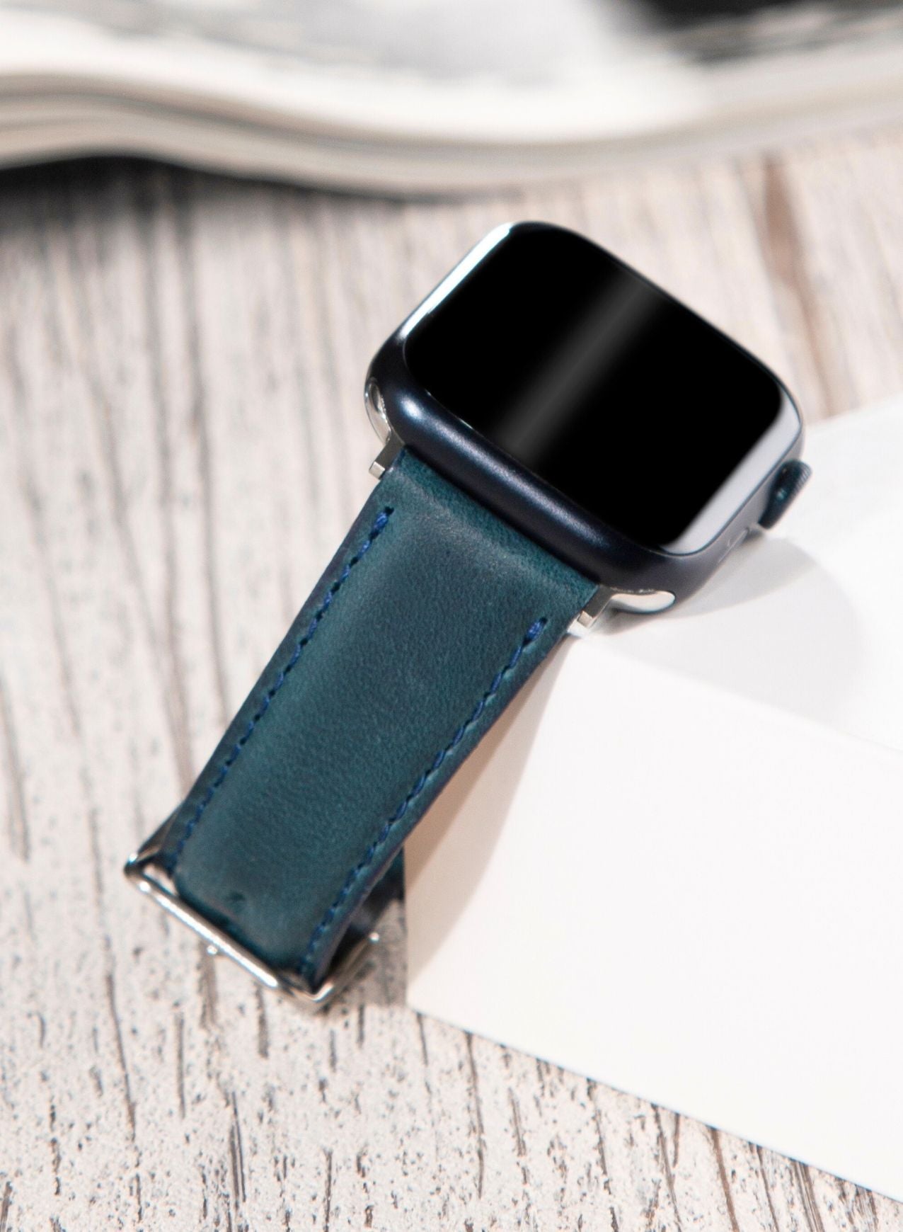 Apple Watch Fullup Leather Strap - Blue