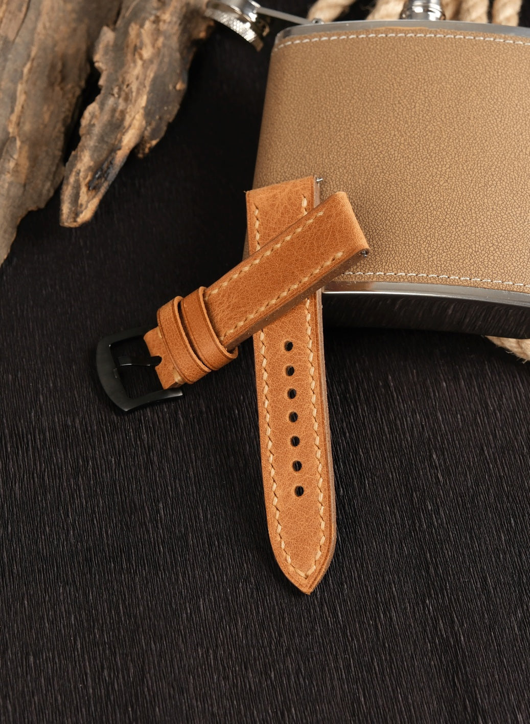 Classic  Watch Tiana Leather Strap -Camel