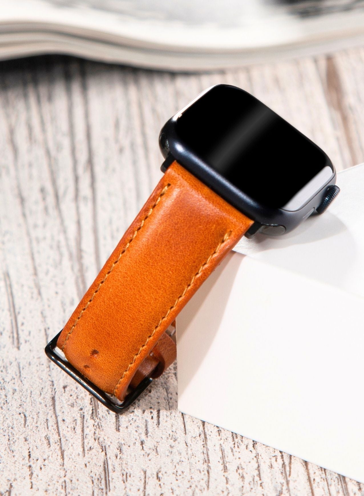Apple Watch Fullup Leather Strap - Tan