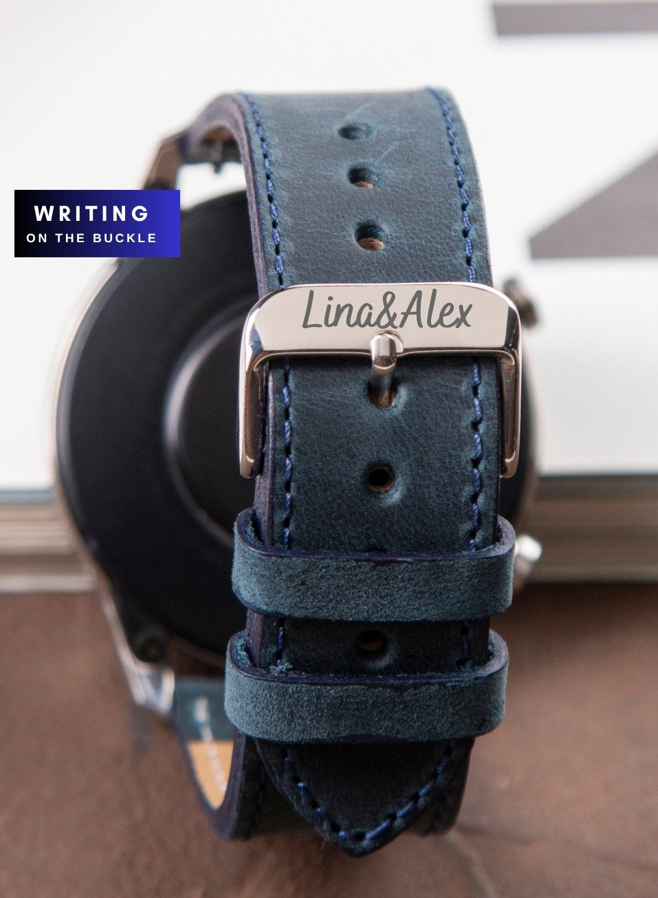 Samsung Watch Crazy Leather Strap - Blue