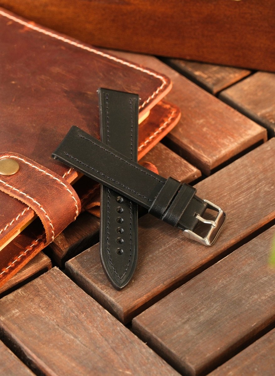 Samsung Watch Buttero Leather Strap - Black