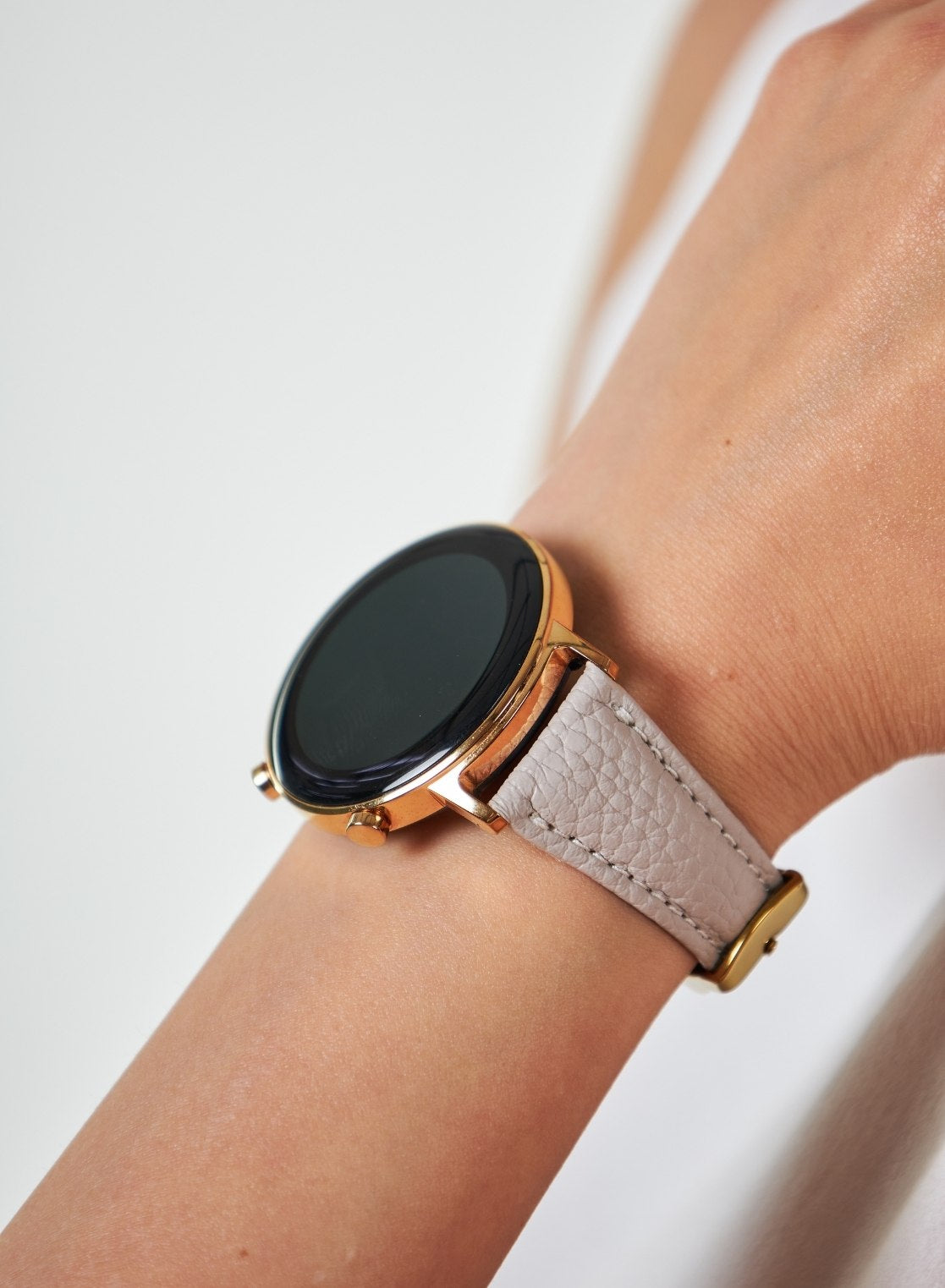 Garmin Watch Kamhis Women Leather Strap - Beige