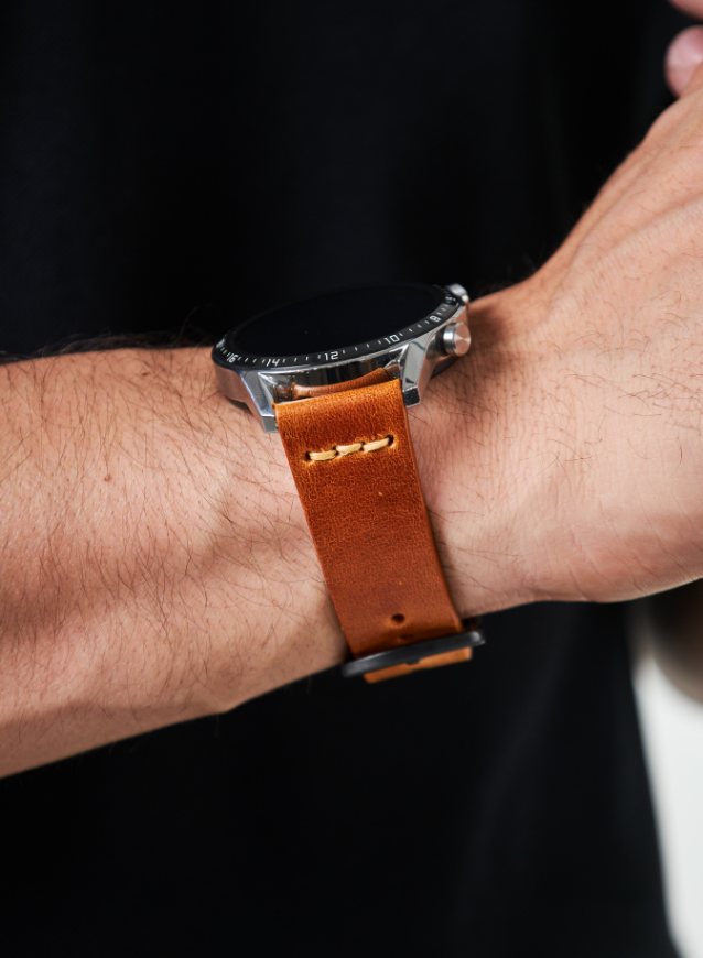Samsung Watch Musap Leather Strap - Tan