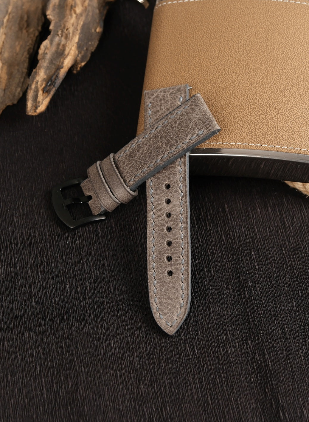 Garmin Watch Tiana Leather Strap - Gray