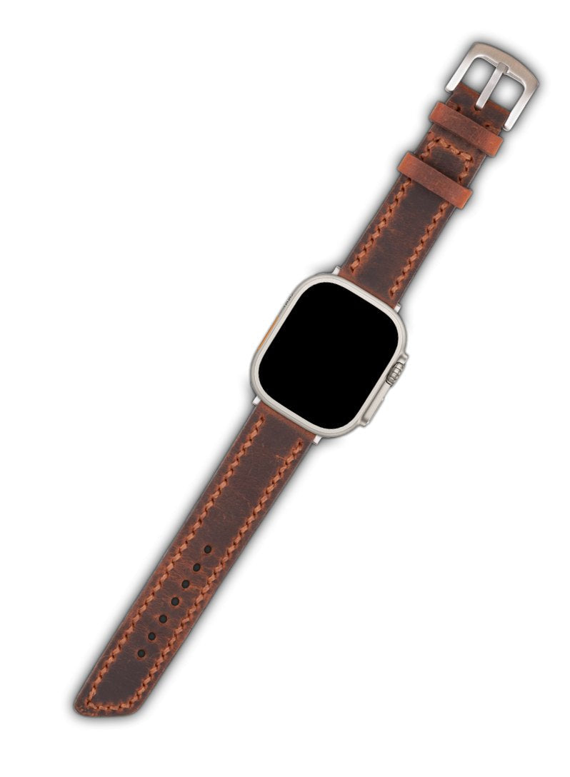 Apple Watch Berdik Leather Strap - Tan