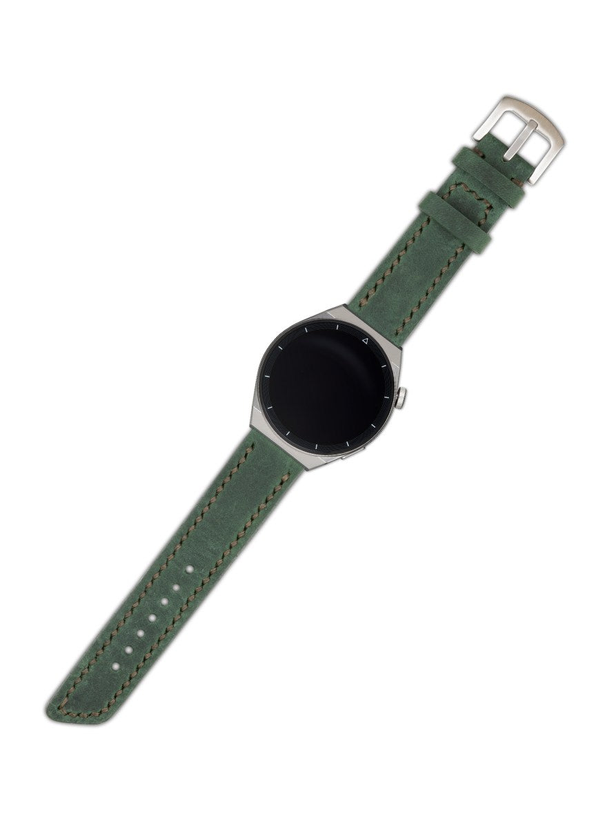 Samsung Watch Berdik Leather Strap - Green
