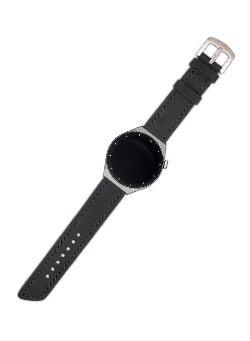 Samsung Watch Berdik Leather Strap - Black
