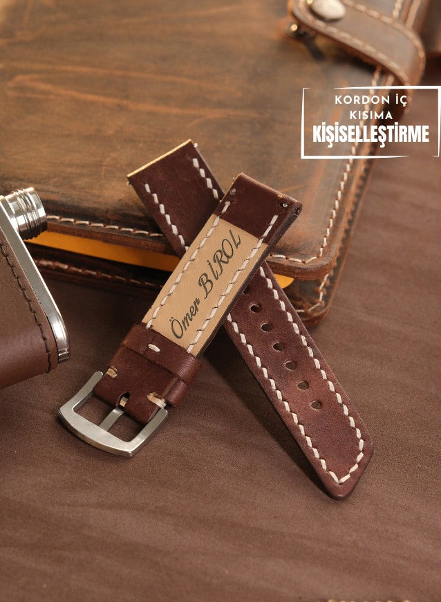Samsung Watch Pueblo Leather Strap - Brown