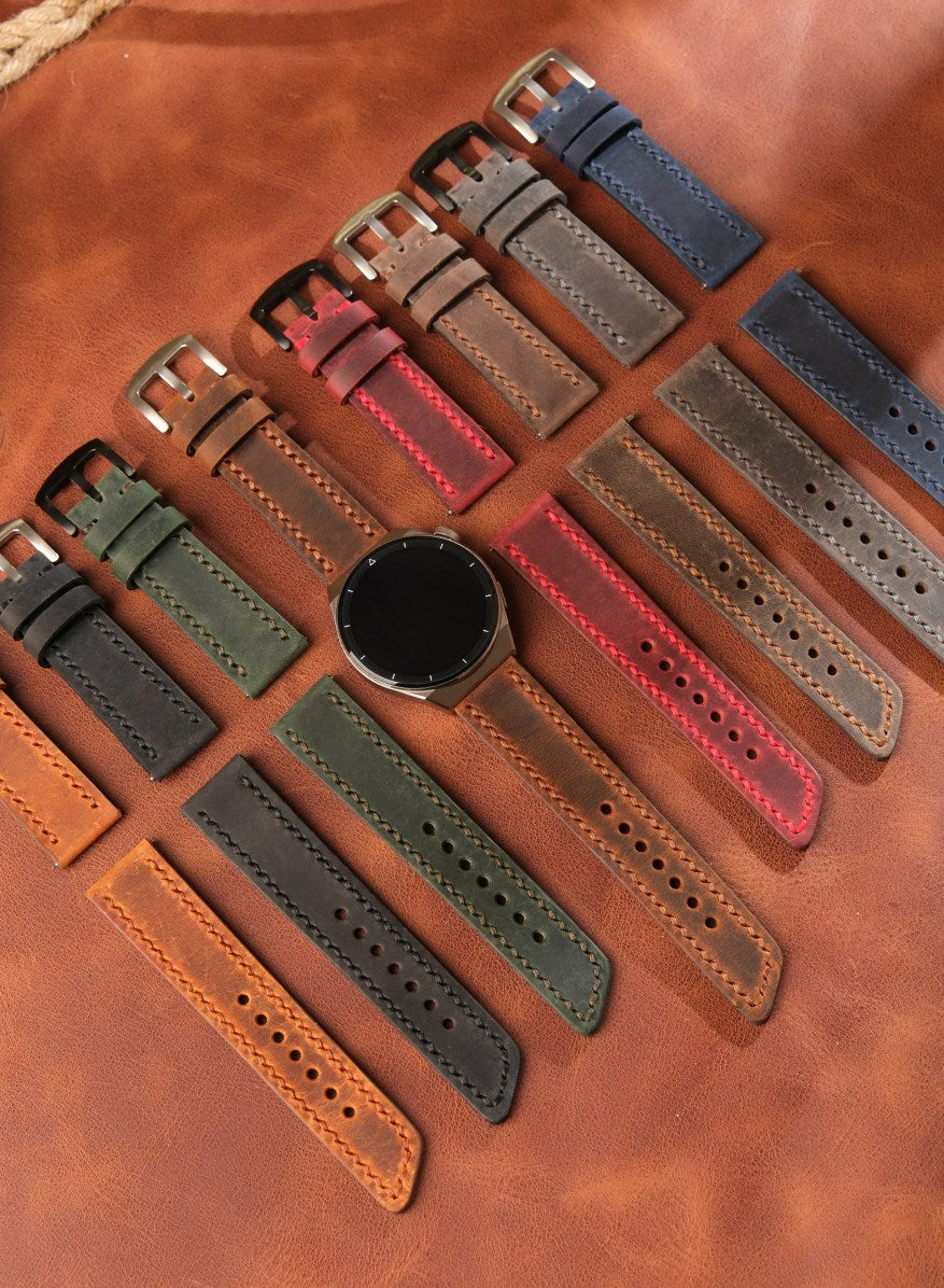 Samsung Watch Berdik Leather Strap - Camel