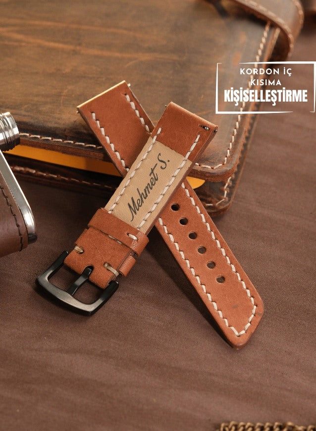 Samsung Watch Pueblo Leather Strap - Tan