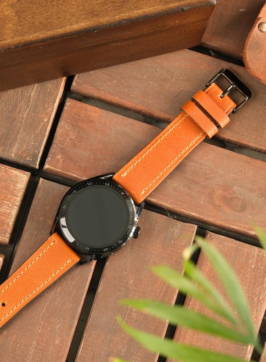 Classic Watch Buttero Leather Strap - Camel