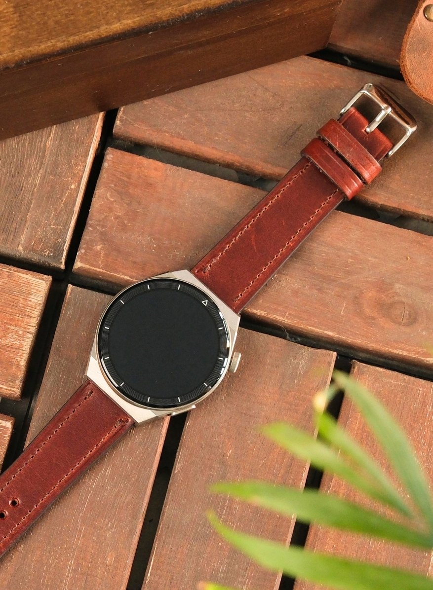 Classic Watch Buttero Leather Strap - Brown