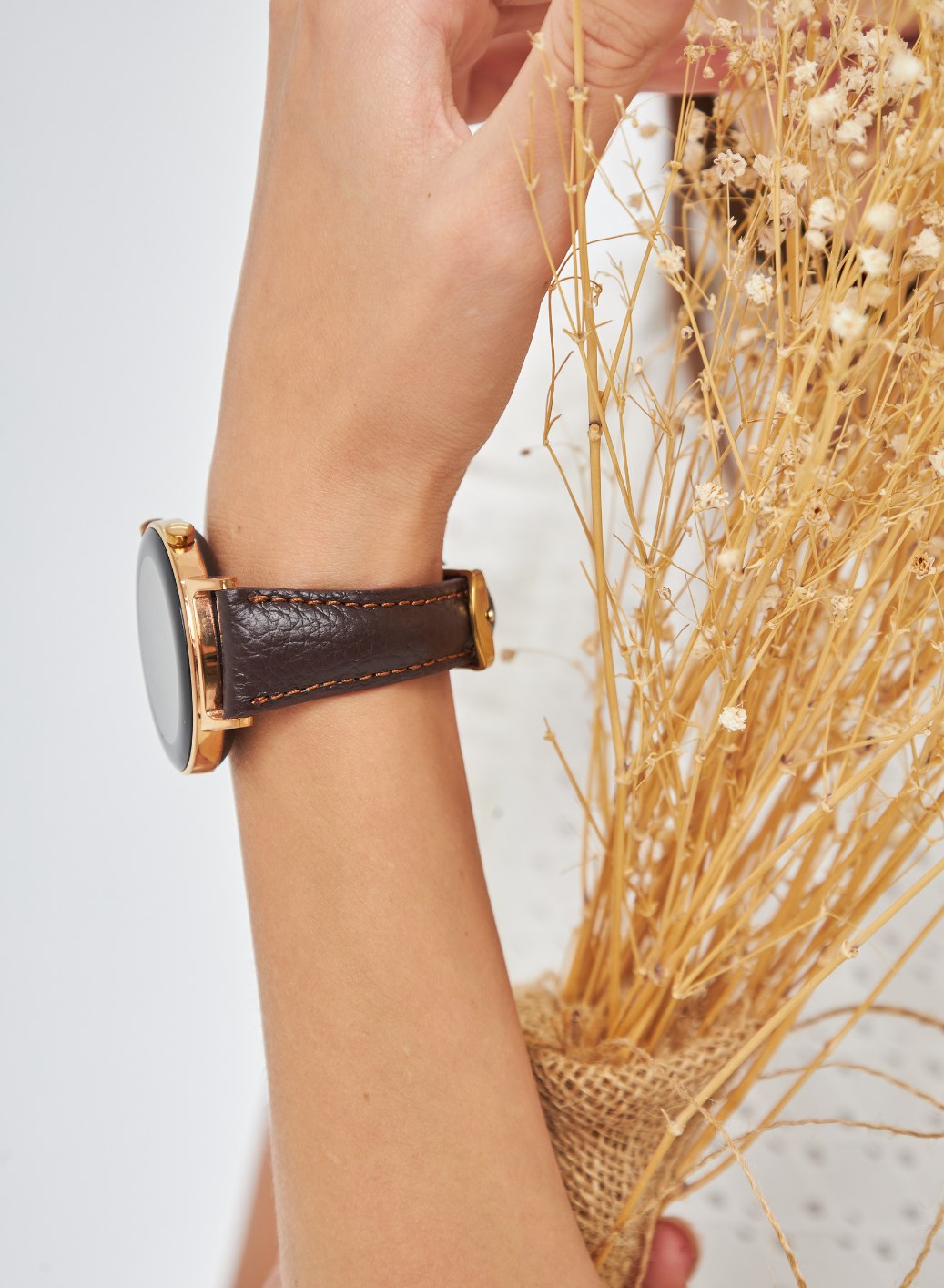 Classic Watch Pupi Women Leather Strap - Brown