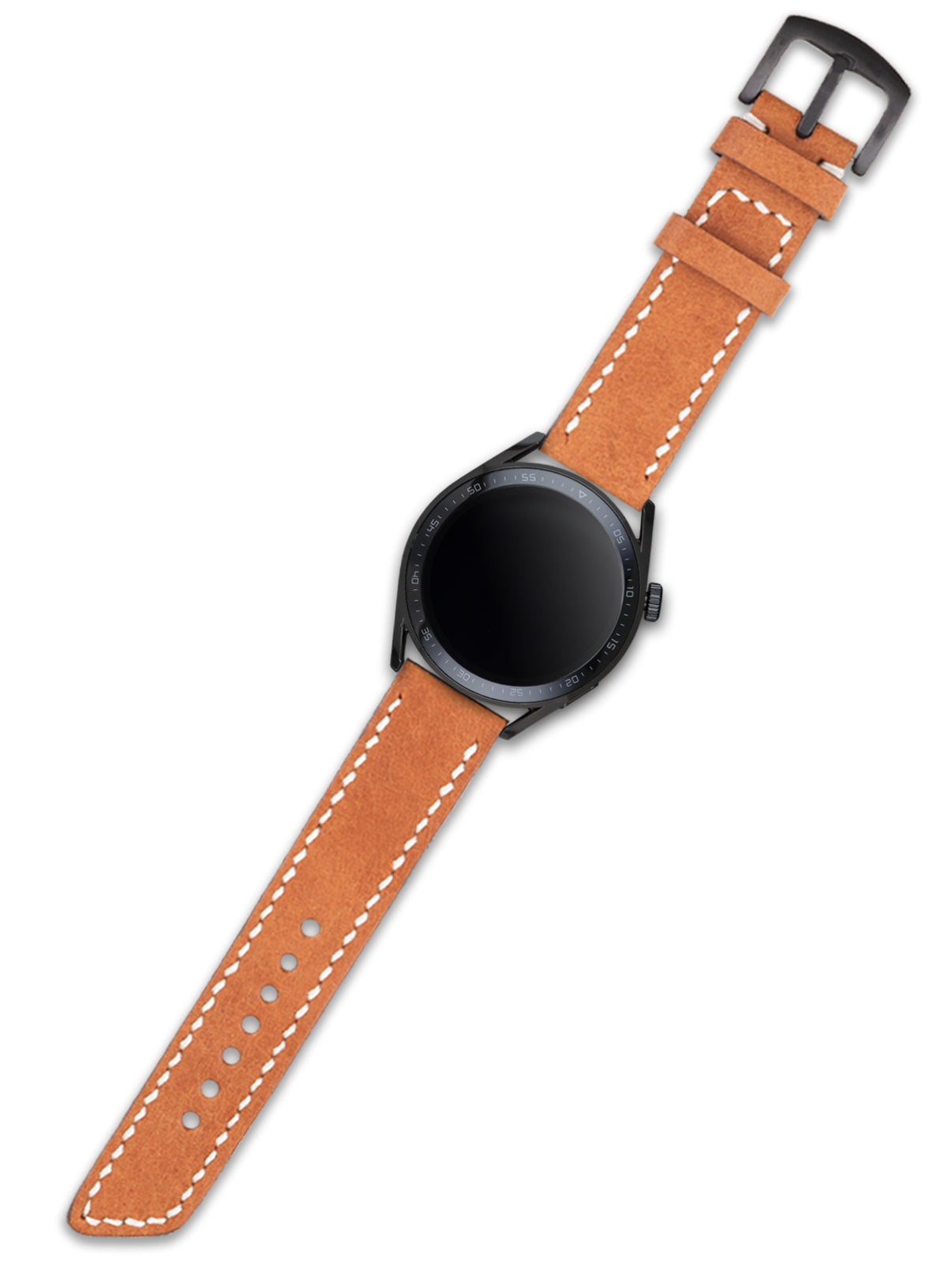 Garmin Watch Leather Strap Camel - Pueblo