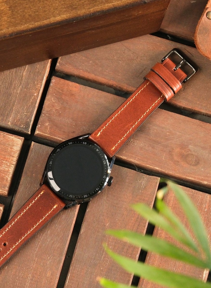 Samsung Watch Buttero Leather Strap - Tan