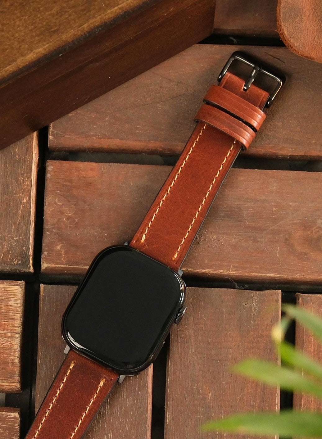 Apple Watch Buttero Leather Strap - Tan