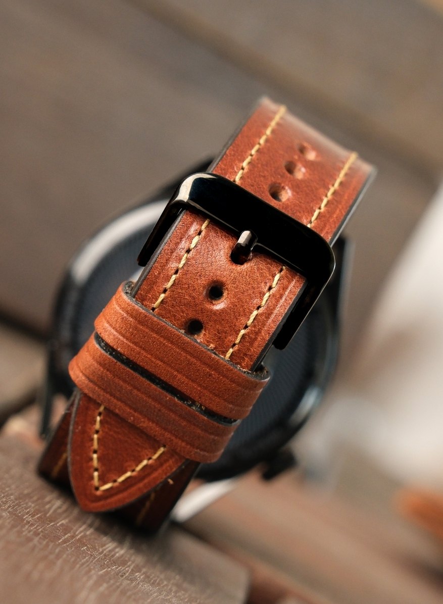 Samsung Watch Buttero Leather Strap - Tan