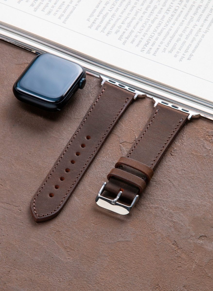 Apple Watch Crazy Leather Strap - Brown