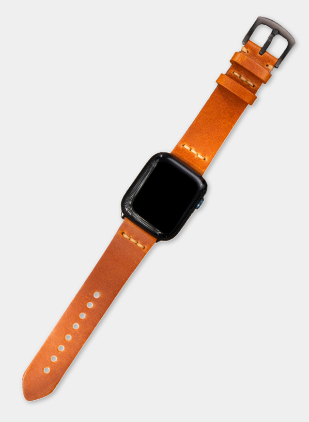 Apple Watch Musap Leather Strap - Camel