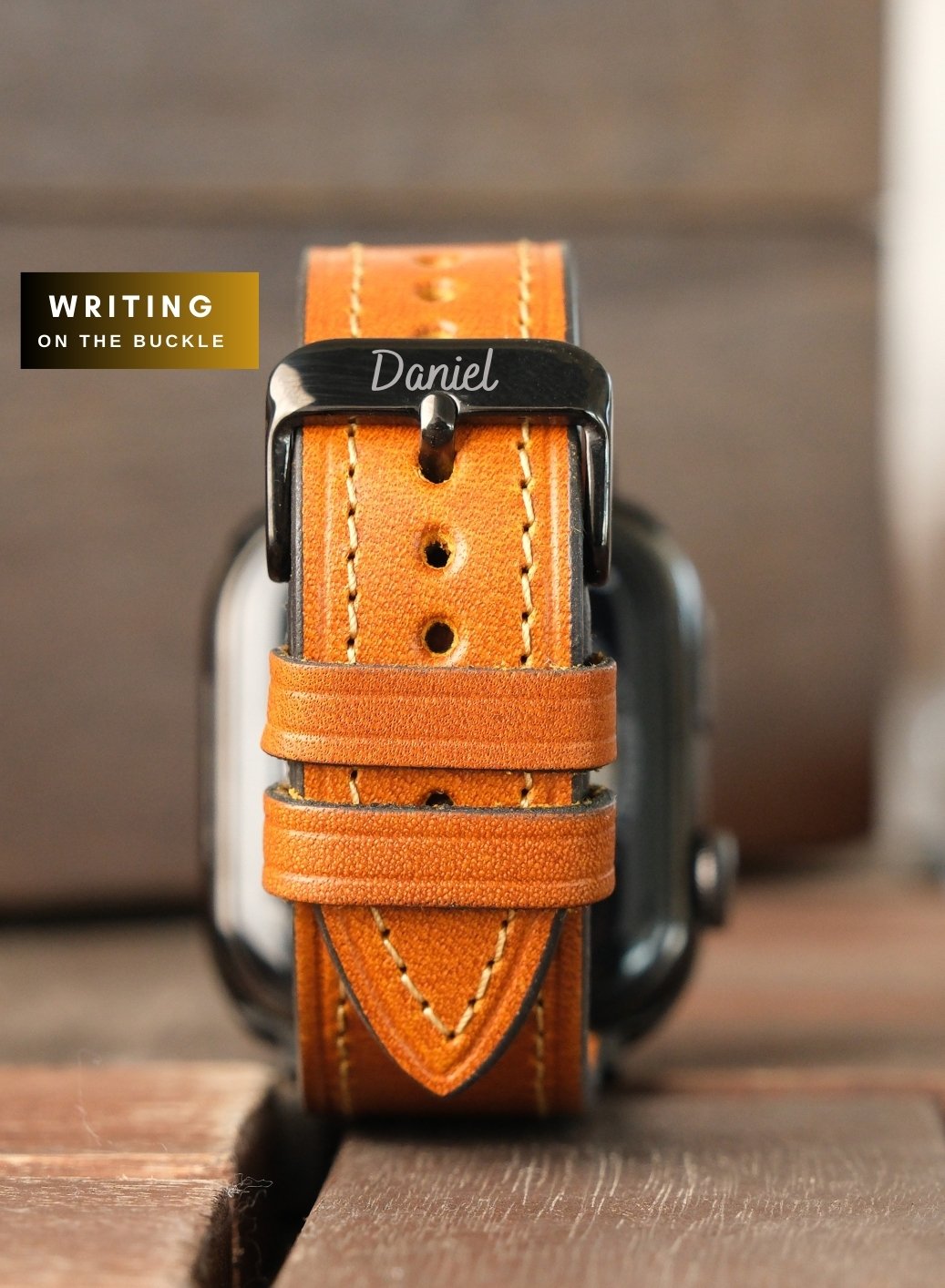 Apple Watch Buttero Leather Strap - Camel
