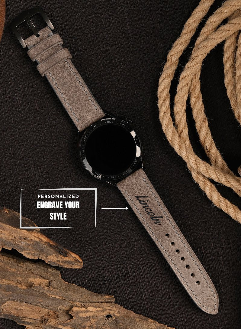 Classic Watch Tiana Leather Strap - Gray