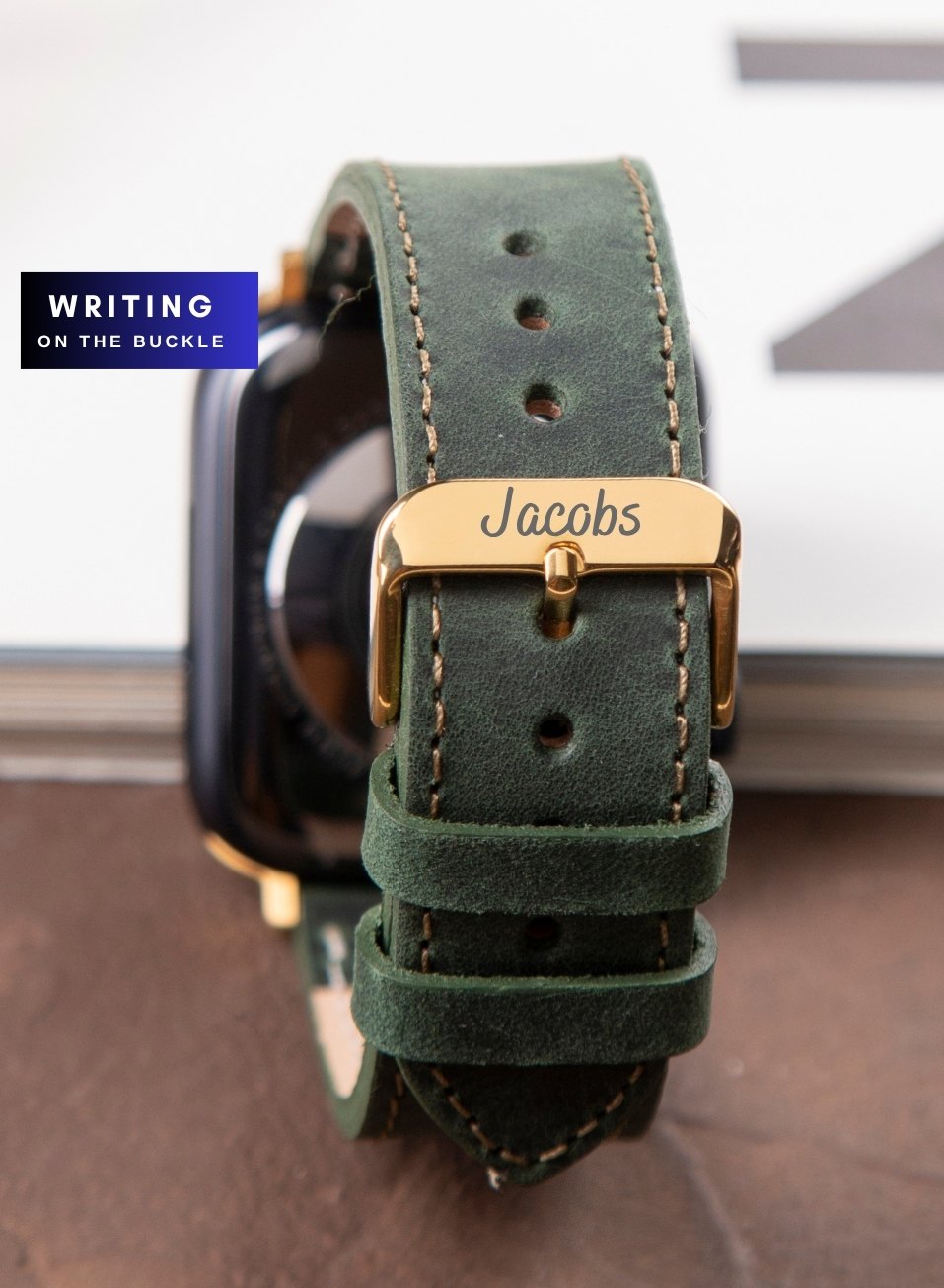 Apple Watch Crazy Leather Strap - Green