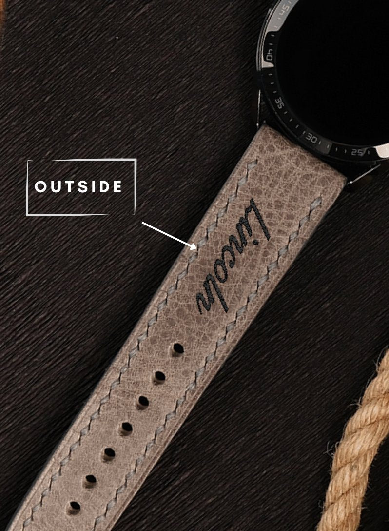 Classic Watch Tiana Leather Strap - Gray