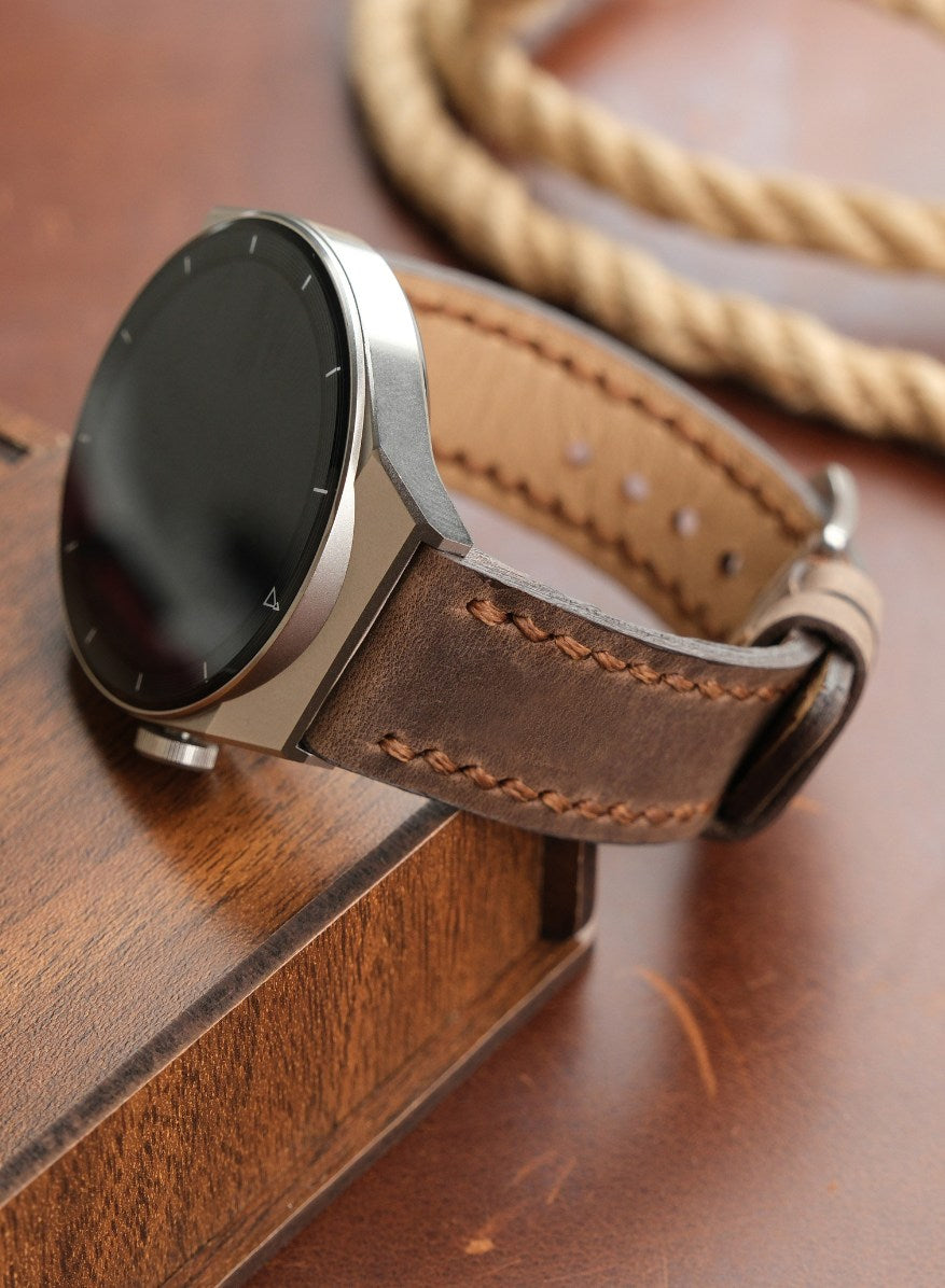 Garmin Watch Berdik Leather Strap - Brown