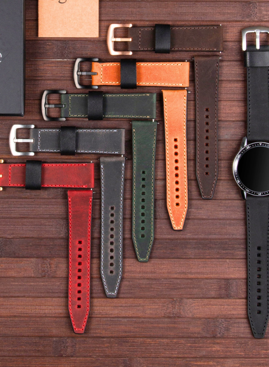 Classic Watch Dissam Leather Strap - Camel