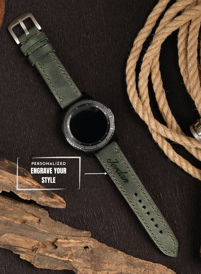 Classic  Watch Tiana Leather Strap - Green