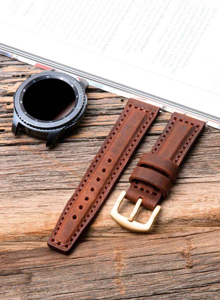 Classic Watch Samcrazy Leather Strap - Brown