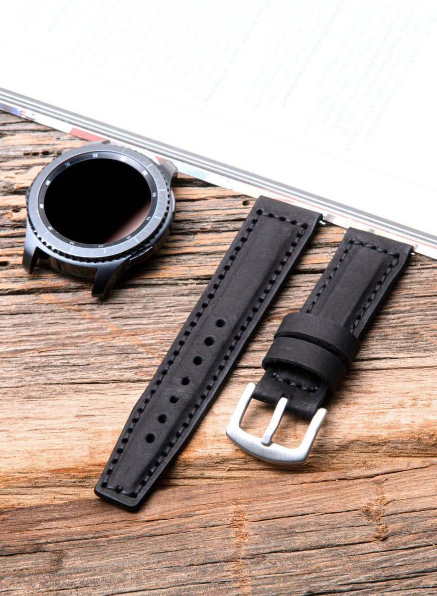 Classic Watch Samcrazy Leather Strap - Black