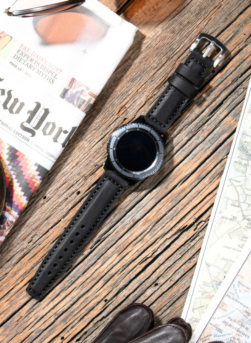 Classic Watch Samcrazy Leather Strap - Black