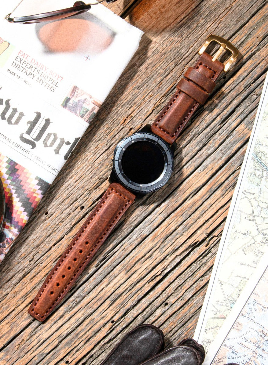 Classic Watch Samcrazy Leather Strap - Brown